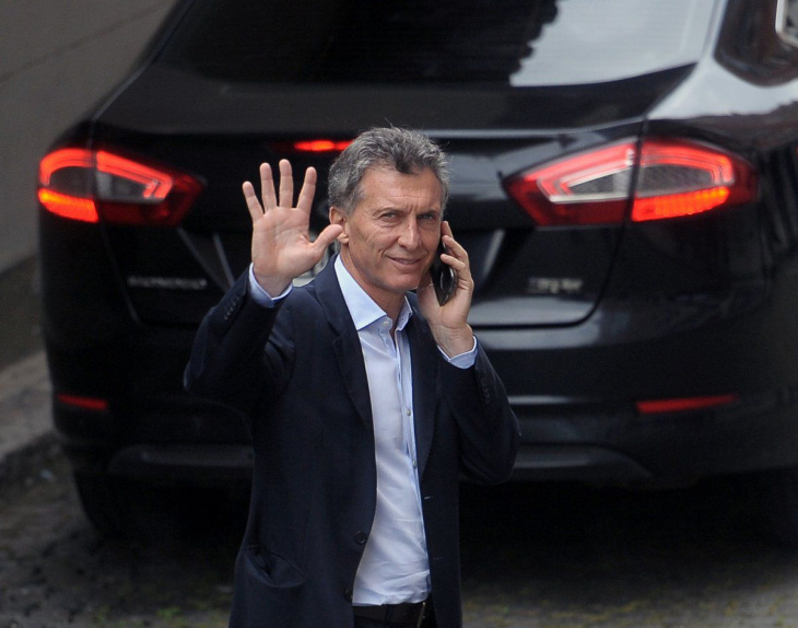 Mauricio Macri en conferencia