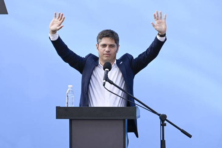 Verónica Magario y Fernando Moreira en San Martín