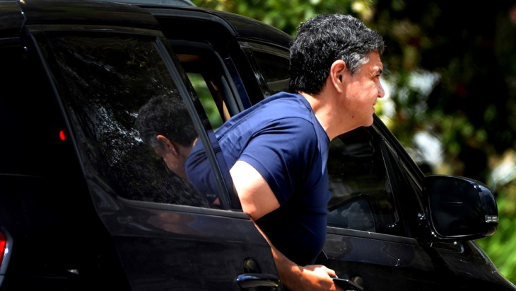 Jorge Macri durante una actividad política