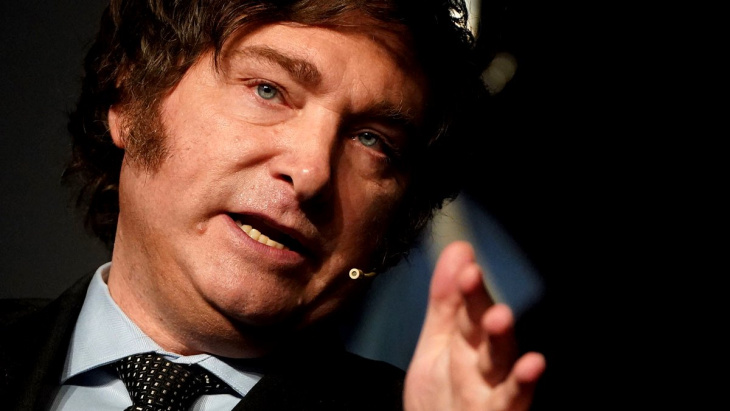 Javier Milei en conferencia