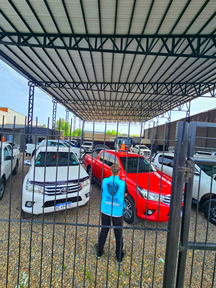 Documentación incautada en allanamiento