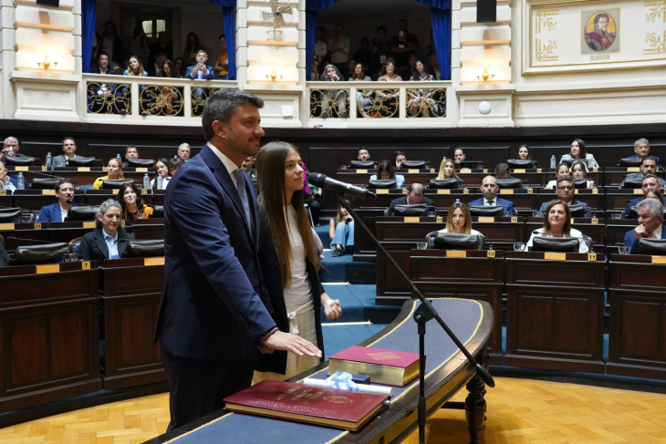 Diputado Diego Nanni jurando