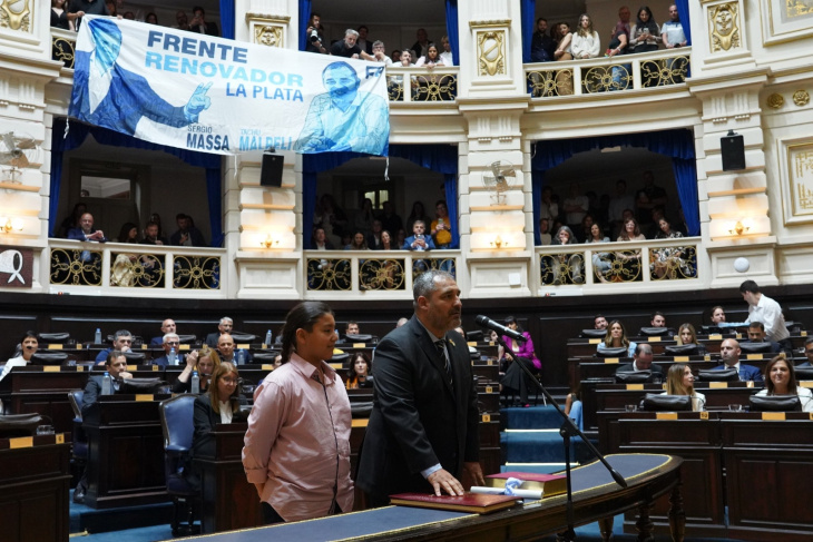 Diputado Juan Malpeli jurando