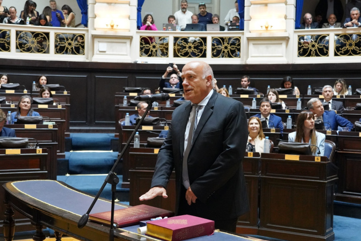 Diputado Andrés De Leo jurando
