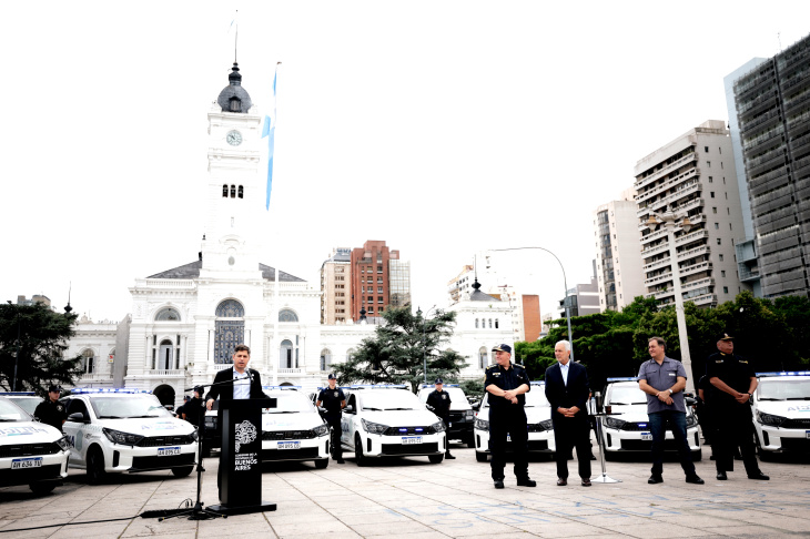 Patrulleros entregados para La Plata