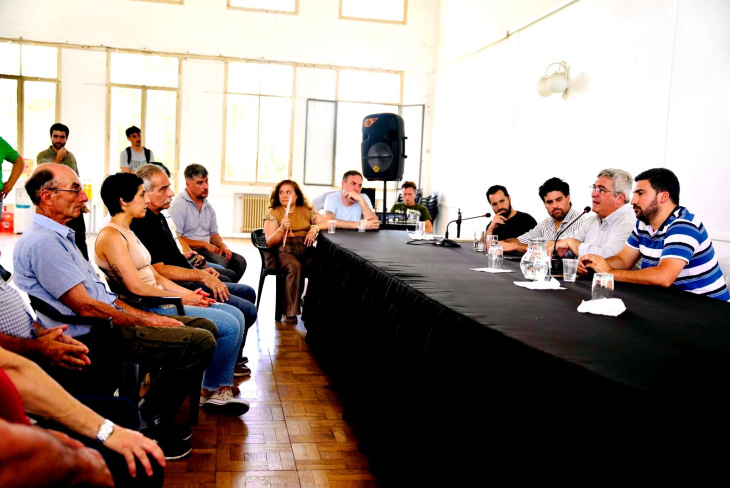 Conferencia por emergencia hídrica en 25 de Mayo