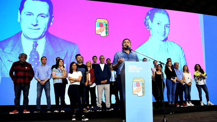 Máximo Kirchner en reunión del PJ Bonaerense