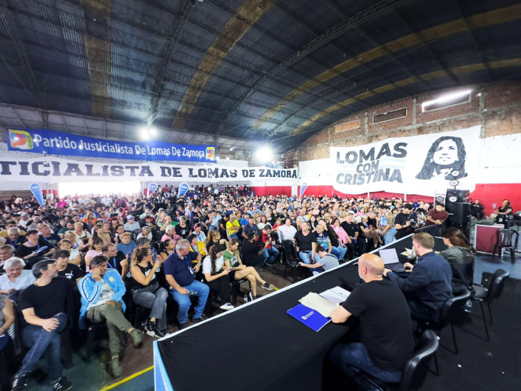 Plenario de la Militancia en Lomas de Zamora