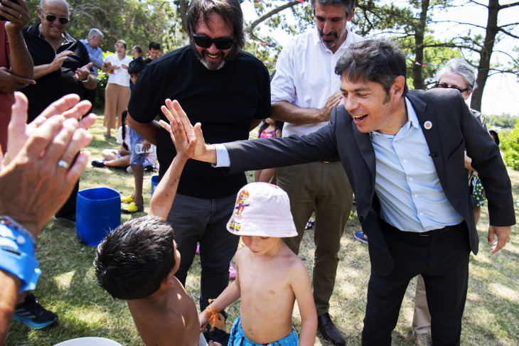 Axel Kicillof en Escuelas Abiertas en Verano