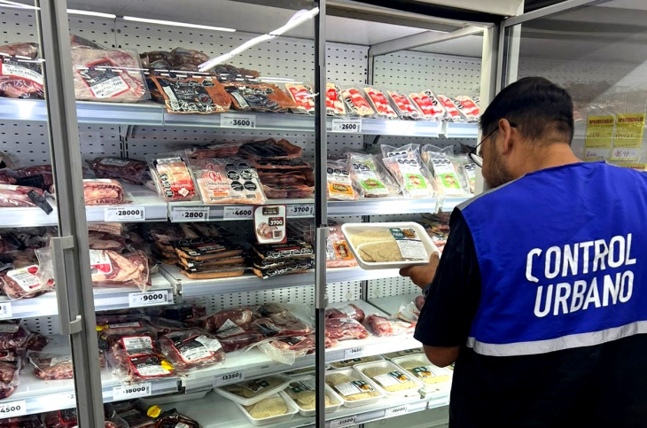 Inspección en supermercado Día