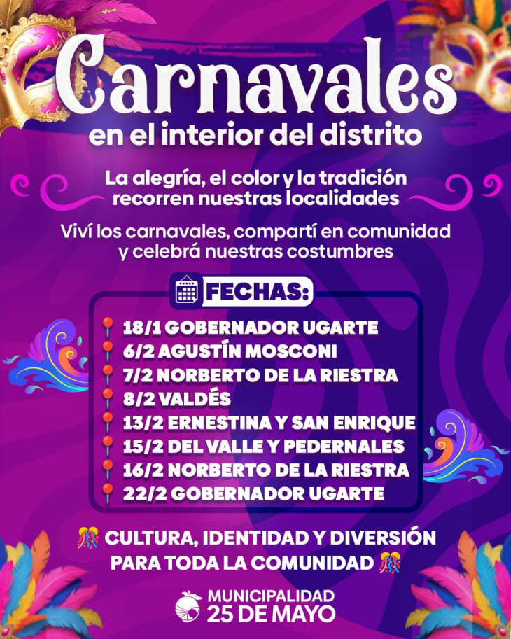 Carnavales 25 de Mayo