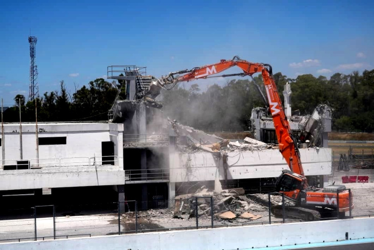 Obras en Autódromo Oscar y Juan Gálvez