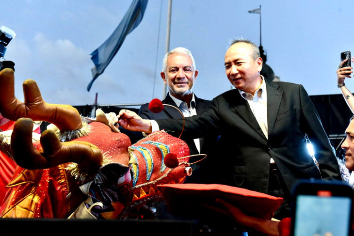 Celebración Año Nuevo Chino en Plaza Moreno