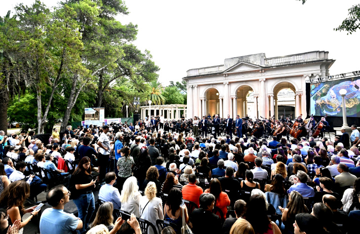 Inauguración de obras en Teatro del Lago