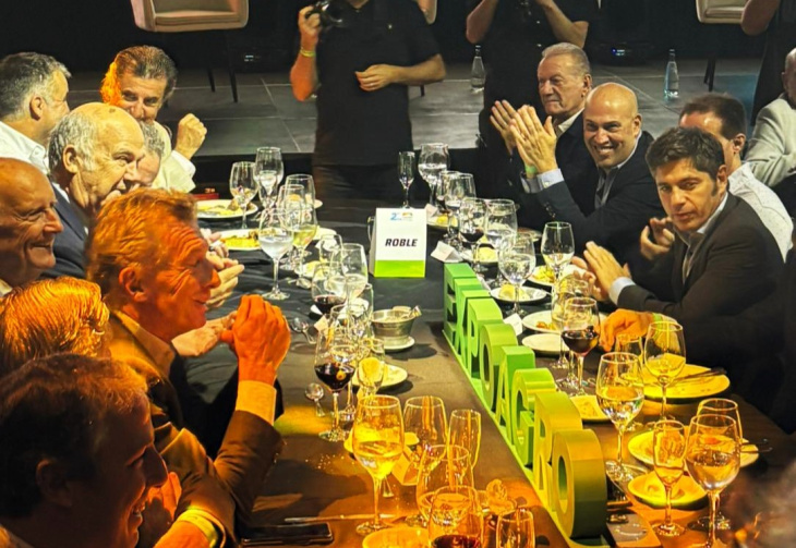 Kicillof y Macri en Expoagro