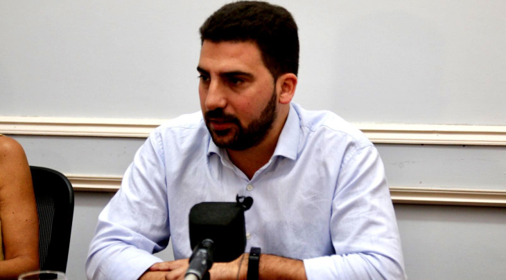 Ramiro Egüen durante la apertura de sesiones