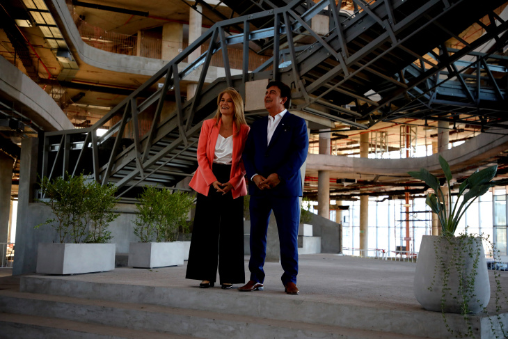 Verónica Magario y Fernando Espinoza