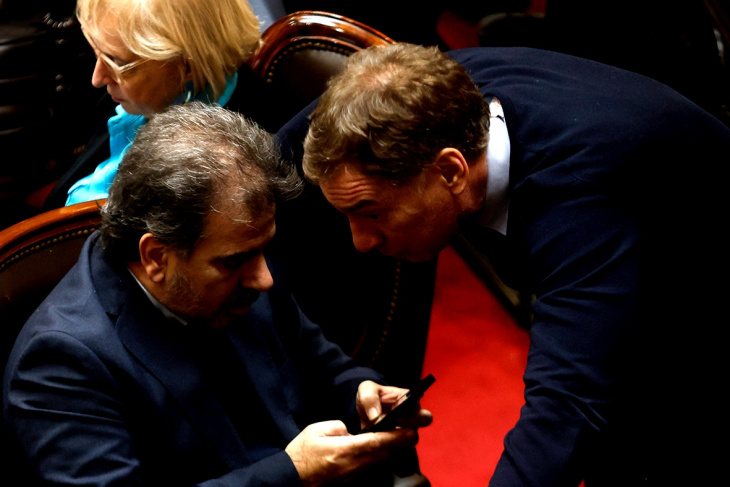 Cristian Ritondo y Diego Santilli