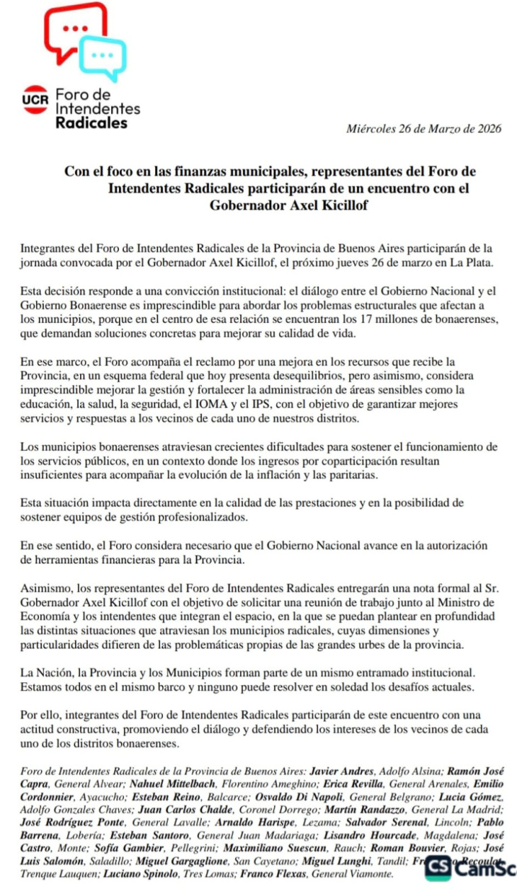 Intendentes reunidos con Axel Kicillof en el Gobernación bonaerense